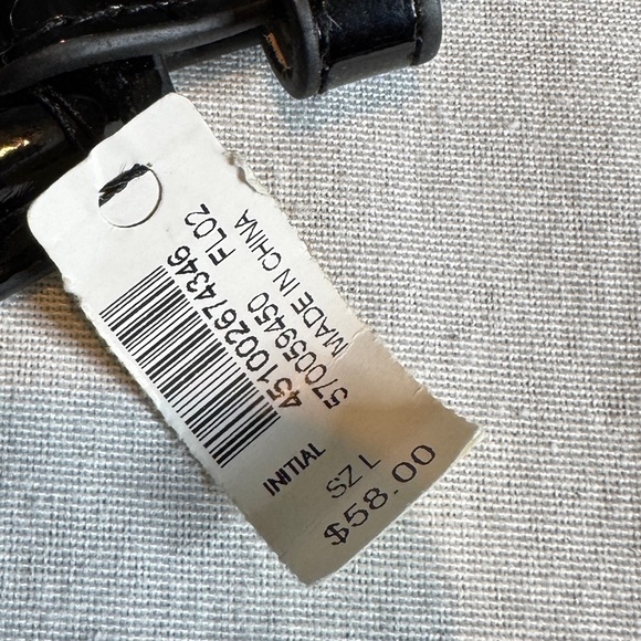 White House Black Market Leopard Calf Hair Blend Thick Belt Women’s Large New - Picture 5 of 7